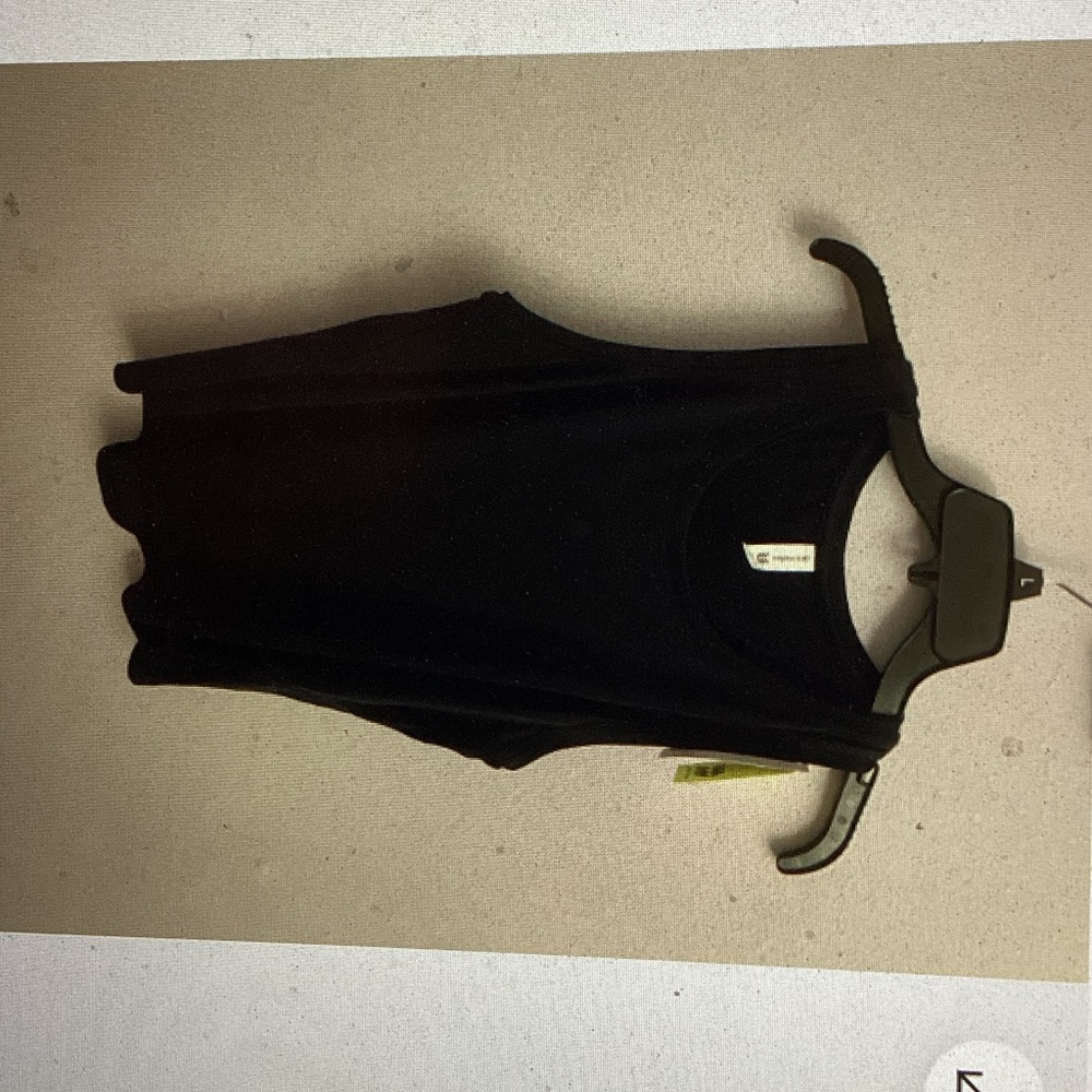Black Racerback Tank Top